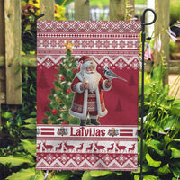 Latvia Christmas Garden Flag Ziemassvetku Vecitis Christmas Pattern - Wonder Print Shop