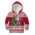Latvia Christmas Kid Hoodie Ziemassvetku Vecitis Christmas Pattern - Wonder Print Shop