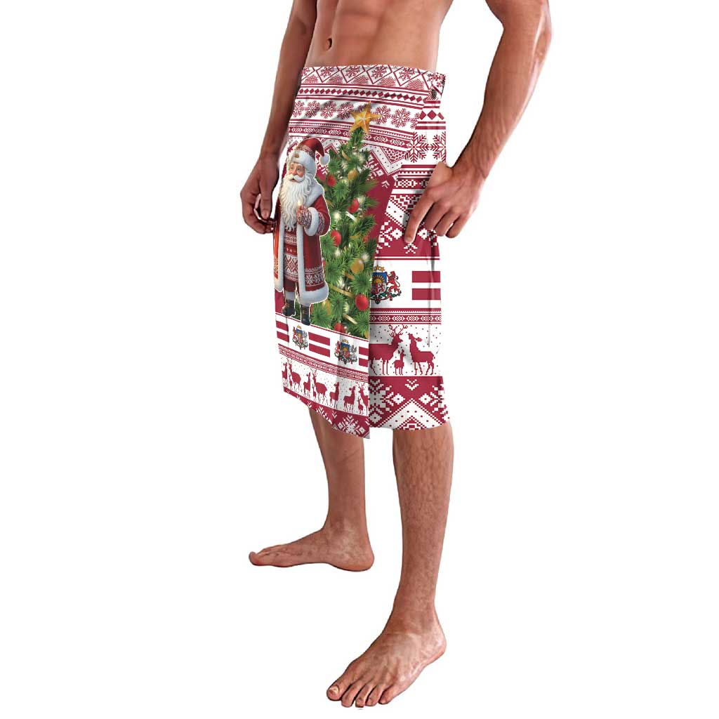 Latvia Christmas Lavalava Ziemassvetku Vecitis Christmas Pattern - Wonder Print Shop