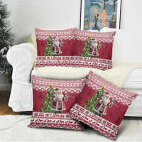 Latvia Christmas Pillow Cover Ziemassvetku Vecitis Christmas Pattern - Wonder Print Shop