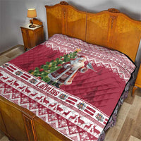 Latvia Christmas Quilt Ziemassvetku Vecitis Christmas Pattern - Wonder Print Shop