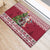 Latvia Christmas Rubber Doormat Ziemassvetku Vecitis Christmas Pattern - Wonder Print Shop