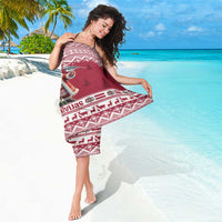 Latvia Christmas Sarong Ziemassvetku Vecitis Christmas Pattern - Wonder Print Shop