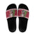 Latvia Christmas Slide Sandals Ziemassvetku Vecitis Christmas Pattern - Wonder Print Shop