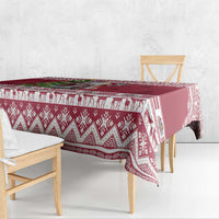 Latvia Christmas Tablecloth Ziemassvetku Vecitis Christmas Pattern - Wonder Print Shop