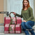 Latvia Christmas Travel Bag Ziemassvetku Vecitis Christmas Pattern - Wonder Print Shop