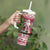 Latvia Christmas Tumbler With Handle Ziemassvetku Vecitis Christmas Pattern - Wonder Print Shop
