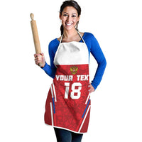 Custom Russia Football Apron Red Eagle Spirit - Wonder Print Shop