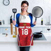 Custom Russia Football Apron Red Eagle Spirit - Wonder Print Shop