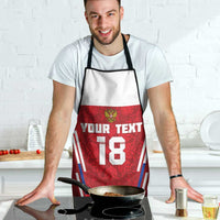 Custom Russia Football Apron Red Eagle Spirit - Wonder Print Shop