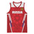 Custom Russia Football Basketball Jersey Red Eagle Spirit - Wonder Print Shop