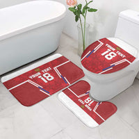Custom Russia Football Bathroom Set Red Eagle Spirit - Wonder Print Shop