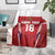 Custom Russia Football Blanket Red Eagle Spirit - Wonder Print Shop
