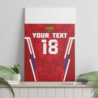 Custom Russia Football Canvas Wall Art Red Eagle Spirit - Wonder Print Shop
