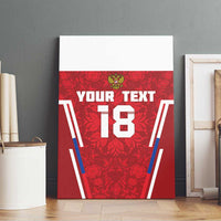 Custom Russia Football Canvas Wall Art Red Eagle Spirit - Wonder Print Shop