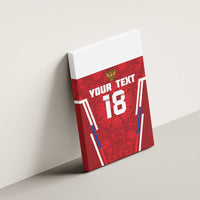 Custom Russia Football Canvas Wall Art Red Eagle Spirit - Wonder Print Shop
