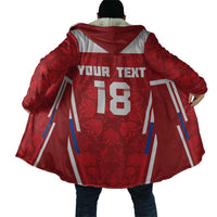 Custom Russia Football Cloak Red Eagle Spirit - Wonder Print Shop