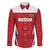 Custom Russia Football Family Matching Off Shoulder Short Dress and Hawaiian Shirt Red Eagle Spirit - Wonder Print Shop