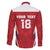 Custom Russia Football Family Matching Off Shoulder Short Dress and Hawaiian Shirt Red Eagle Spirit - Wonder Print Shop