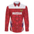 Custom Russia Football Family Matching Puletasi and Hawaiian Shirt Red Eagle Spirit - Wonder Print Shop