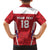 Custom Russia Football Family Matching Short Sleeve Bodycon Dress and Hawaiian Shirt Red Eagle Spirit - Wonder Print Shop