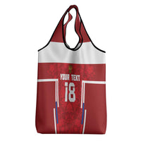 Custom Russia Football Grocery Bag Red Eagle Spirit - Wonder Print Shop