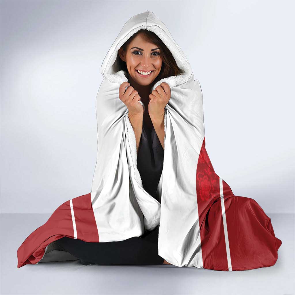 Custom Russia Football Hooded Blanket Red Eagle Spirit - Wonder Print Shop