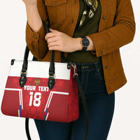 Custom Russia Football Leather Bag Red Eagle Spirit - Wonder Print Shop