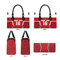Custom Russia Football Leather Bag Red Eagle Spirit - Wonder Print Shop