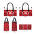 Custom Russia Football Leather Bag Red Eagle Spirit - Wonder Print Shop