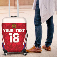 Custom Russia Football Luggage Cover Red Eagle Spirit - Wonder Print Shop