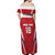 Custom Russia Football Off Shoulder Maxi Dress Red Eagle Spirit - Wonder Print Shop