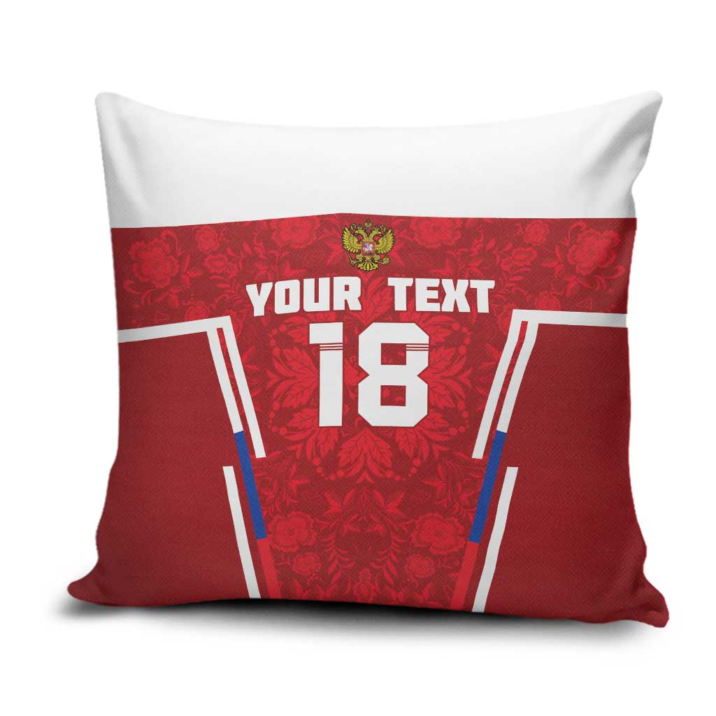 Custom Russia Football Pillow Cover Red Eagle Spirit - Wonder Print Shop