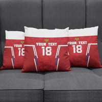 Custom Russia Football Pillow Cover Red Eagle Spirit - Wonder Print Shop