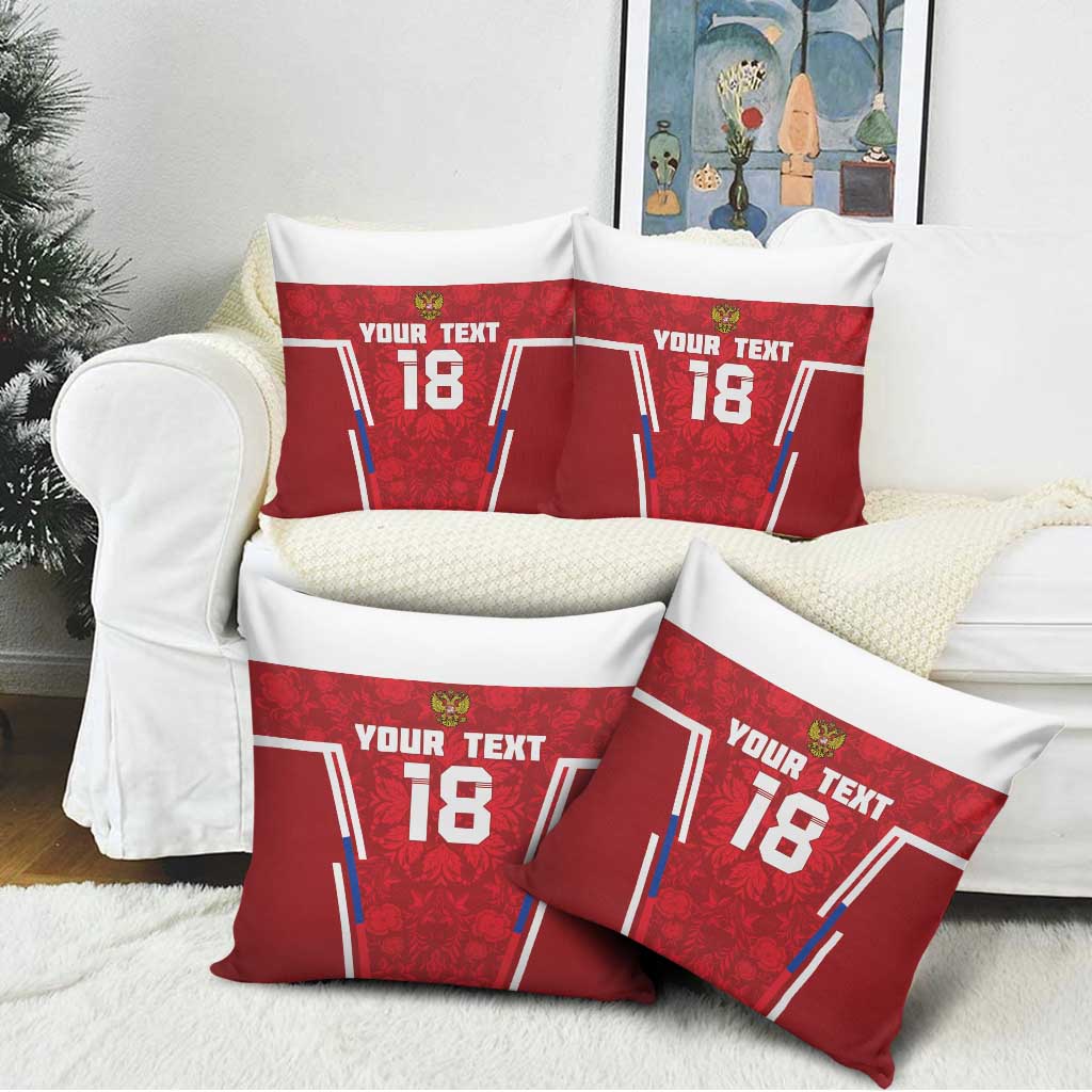 Custom Russia Football Pillow Cover Red Eagle Spirit - Wonder Print Shop