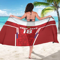 Custom Russia Football Sarong Red Eagle Spirit - Wonder Print Shop