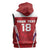 Custom Russia Football Sleeveless Zip Hoodie Red Eagle Spirit - Wonder Print Shop