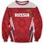 Custom Russia Football Sweatshirt Red Eagle Spirit - Wonder Print Shop