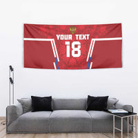 Custom Russia Football Tapestry Red Eagle Spirit - Wonder Print Shop