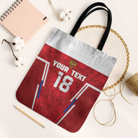 Custom Russia Football Tote Bag Red Eagle Spirit - Wonder Print Shop