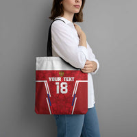 Custom Russia Football Tote Bag Red Eagle Spirit - Wonder Print Shop