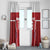 Custom Russia Football Window Curtain Red Eagle Spirit - Wonder Print Shop