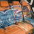 Cape Verde Christmas Back Car Seat Cover Shark Surfing Holiday Beach Style - Wonder Print Shop