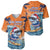 Cape Verde Christmas Baseball Jersey Shark Surfing Holiday Beach Style - Wonder Print Shop