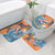 Cape Verde Christmas Bathroom Set Shark Surfing Holiday Beach Style - Wonder Print Shop