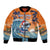 Cape Verde Christmas Bomber Jacket Shark Surfing Holiday Beach Style - Wonder Print Shop