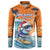 Cape Verde Christmas Button Sweatshirt Shark Surfing Holiday Beach Style - Wonder Print Shop