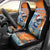 Cape Verde Christmas Car Seat Cover Shark Surfing Holiday Beach Style - Wonder Print Shop
