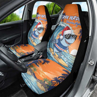 Cape Verde Christmas Car Seat Cover Shark Surfing Holiday Beach Style - Wonder Print Shop