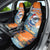 Cape Verde Christmas Car Seat Cover Shark Surfing Holiday Beach Style - Wonder Print Shop
